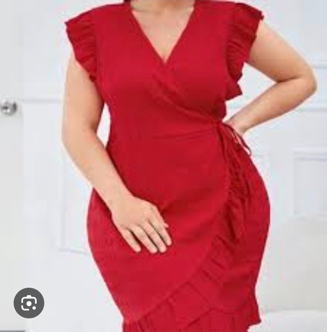 Robe rouge portefeuille 