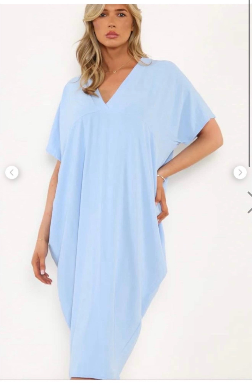 Robe jebba bleu gris 