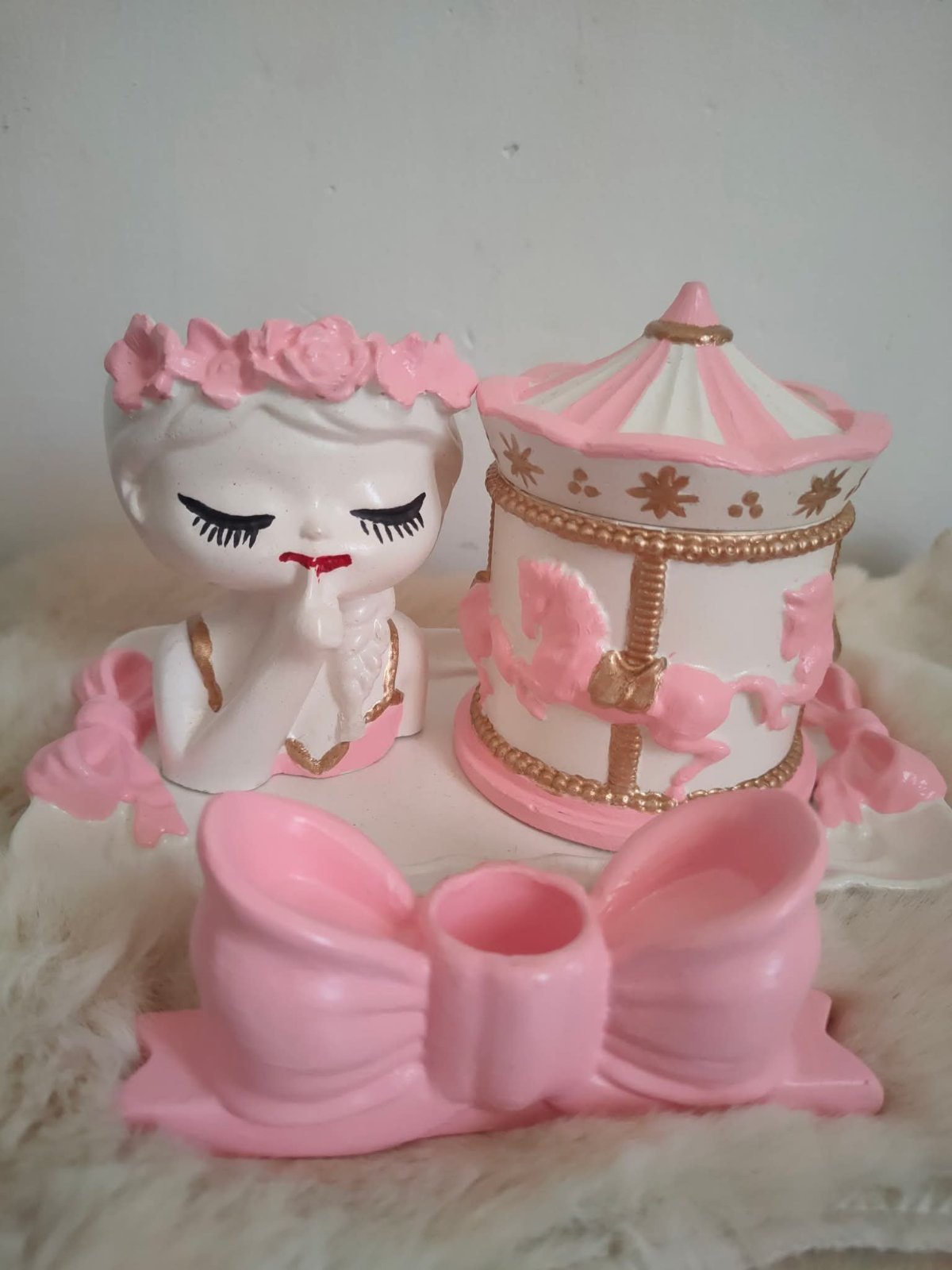 قطع كونكريت 🌸 pack 4 pièce 🩷 تنجم تختار اللون إلي تحب 🌸🇹🇳