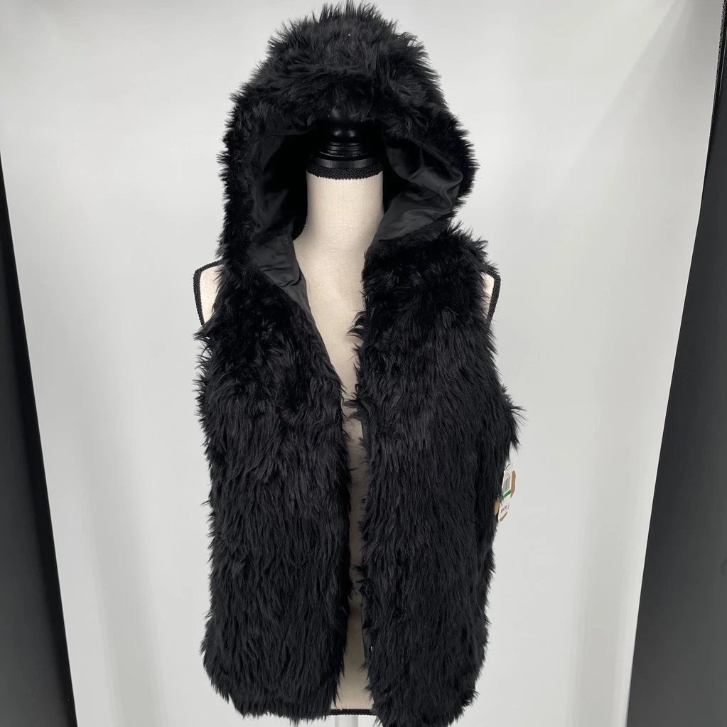 Veste fourrure sans manches 