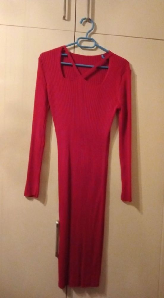RObe rouge ajustée 