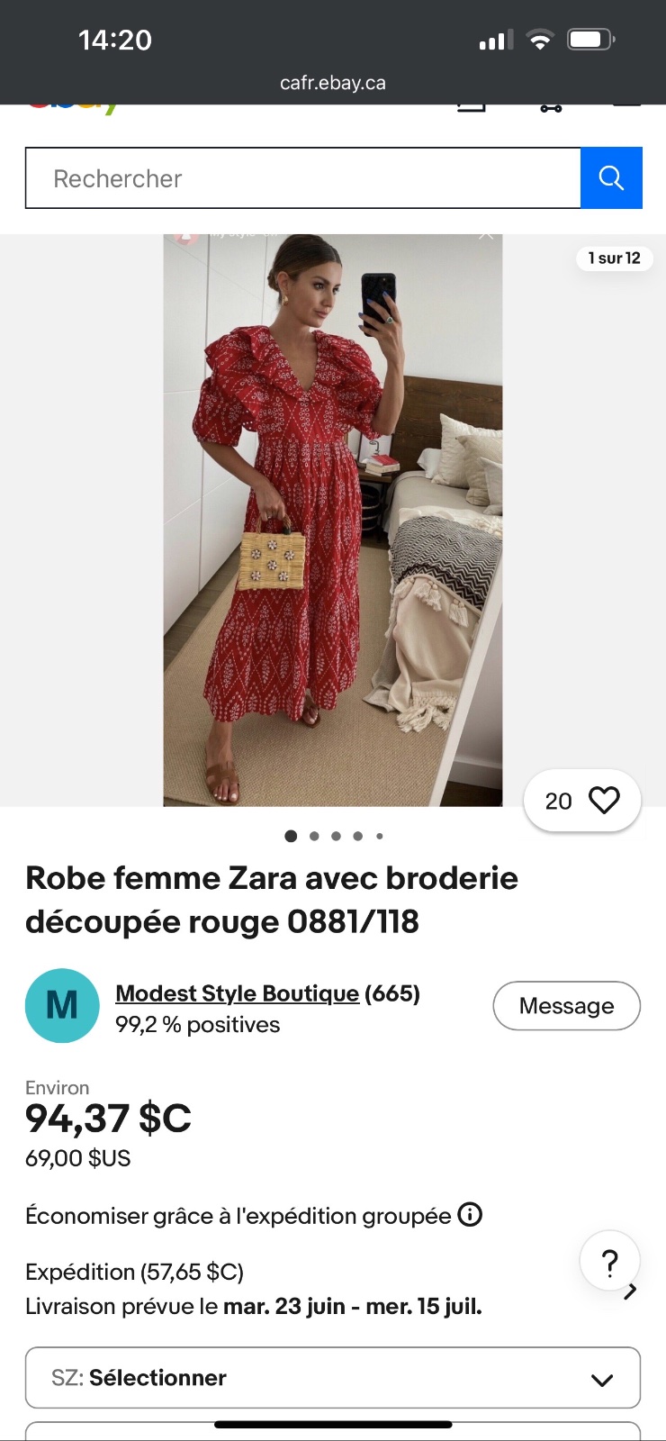 Robe de lamarque zara comme neuve