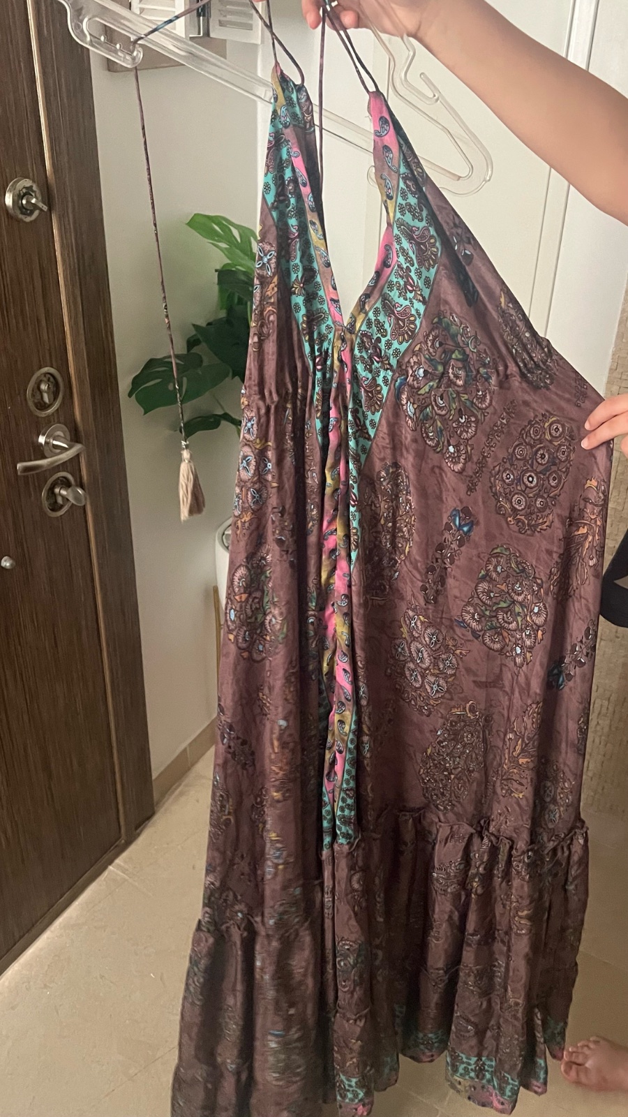 Robe style boohoo en soie