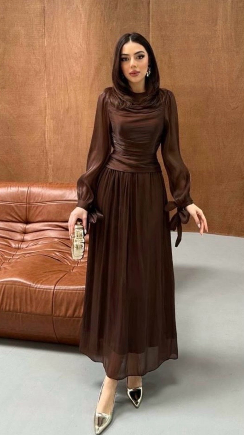 Robe marron