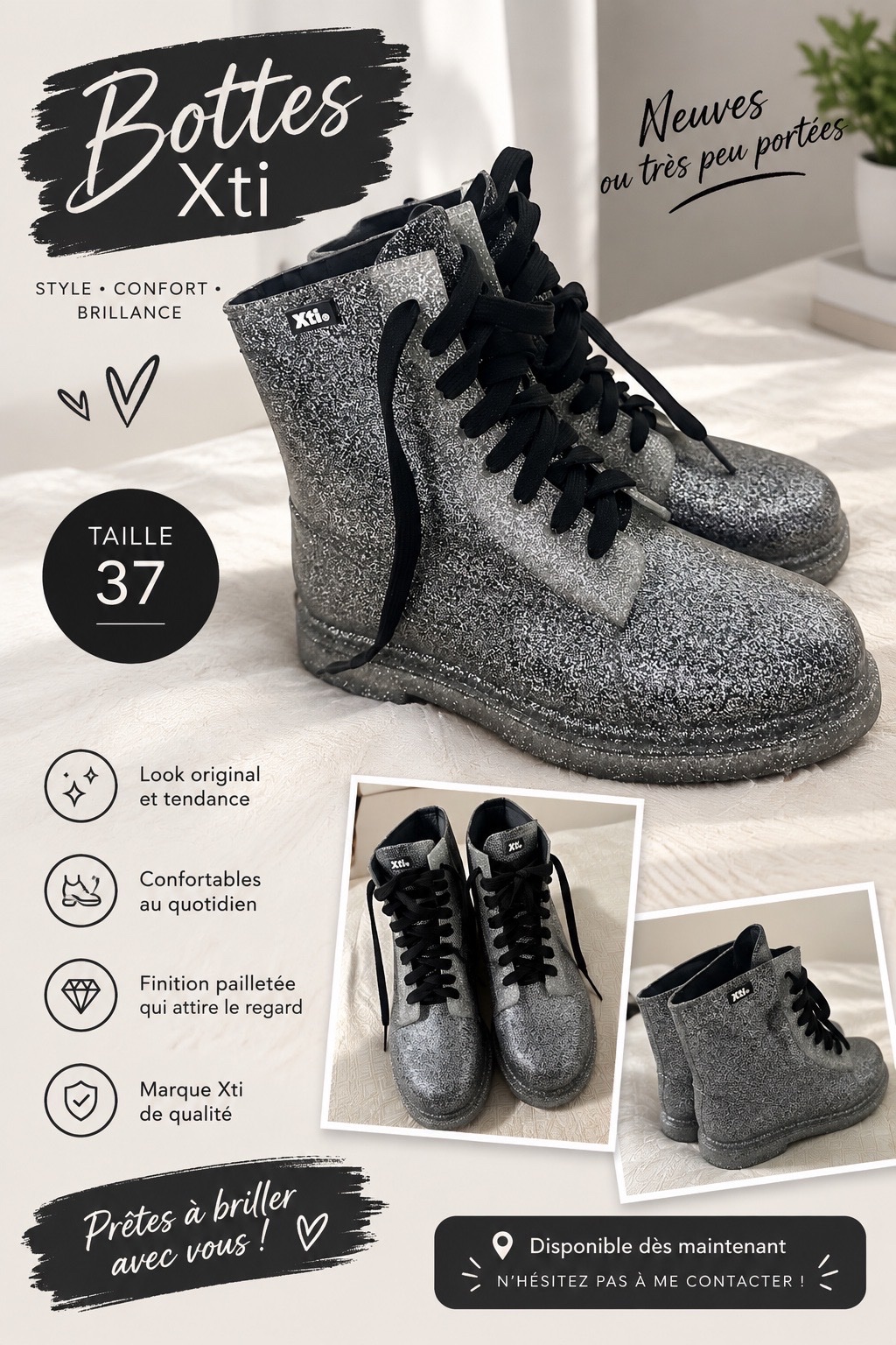 Bottes importés de l'italie
