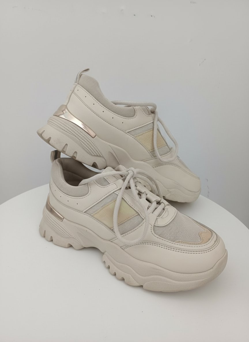 Baskets "La bottine souriante" en cuir