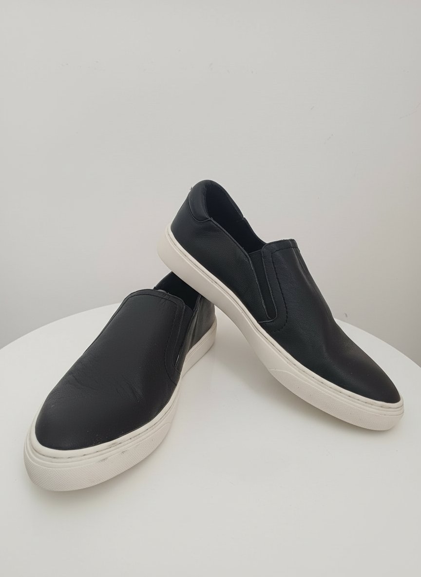 Des baskets basses en cuir "kenneth cole" 