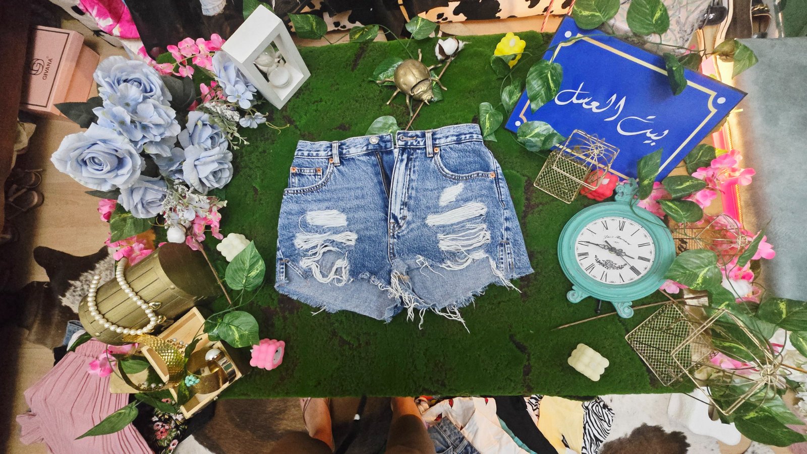 Short en jean