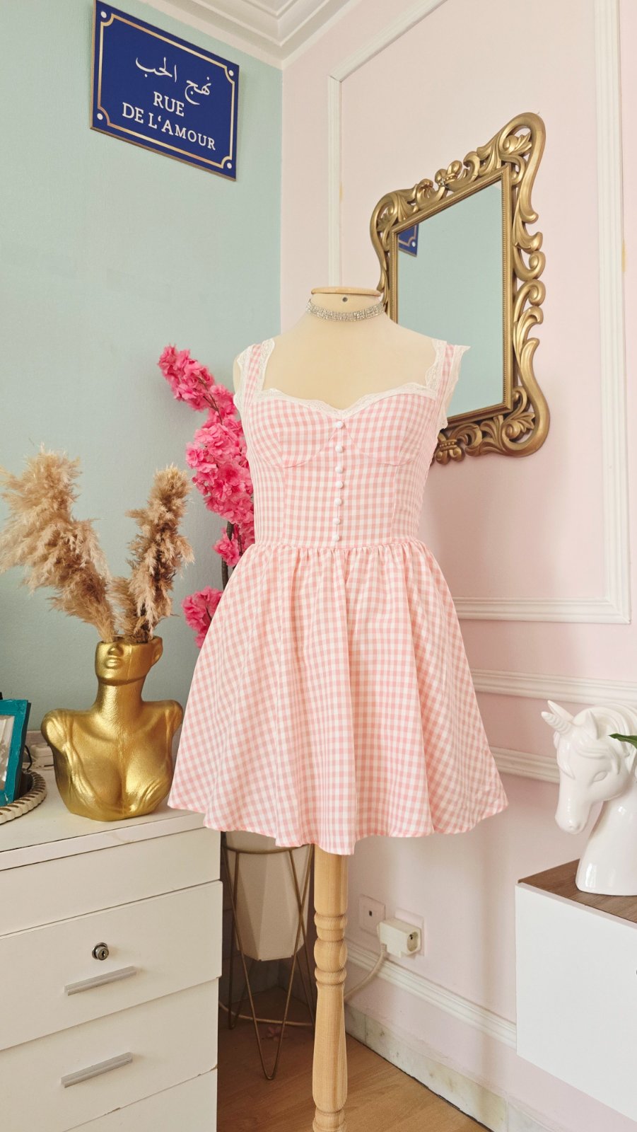 Robe a carreaux 