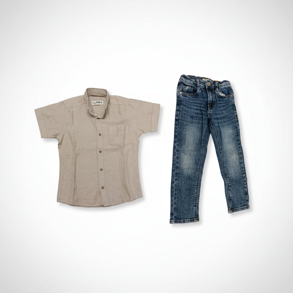 Tenue pour garçon de 6 ans + cadeau (jeans 7/8 ans)💜💜