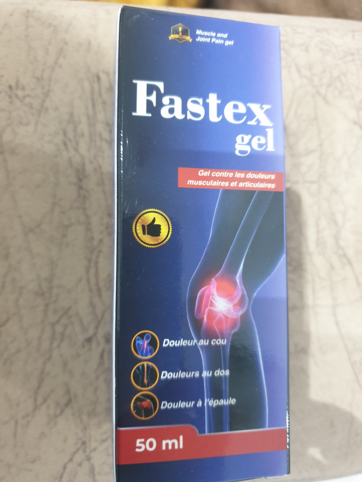 Gel contre les douleurs musculaires et articulaires 