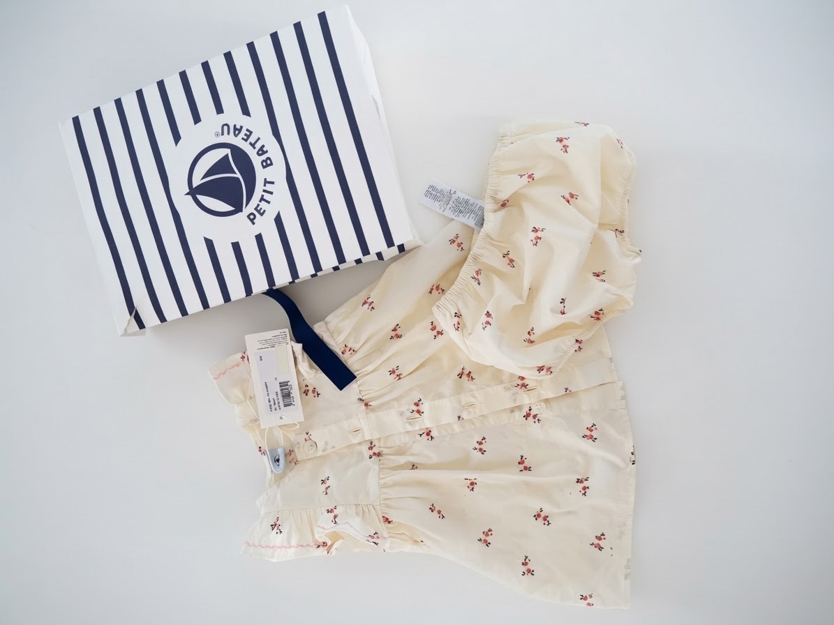 Robe bèbè petit bateau