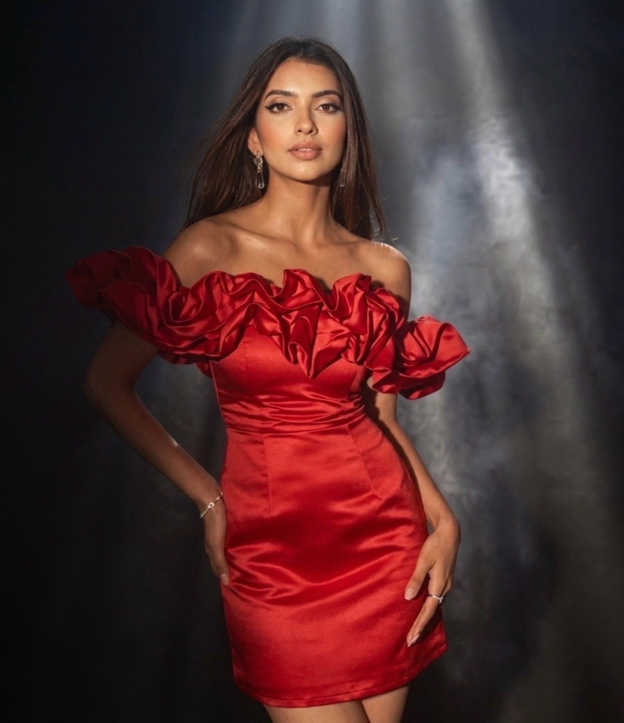 Robe rouge taille S