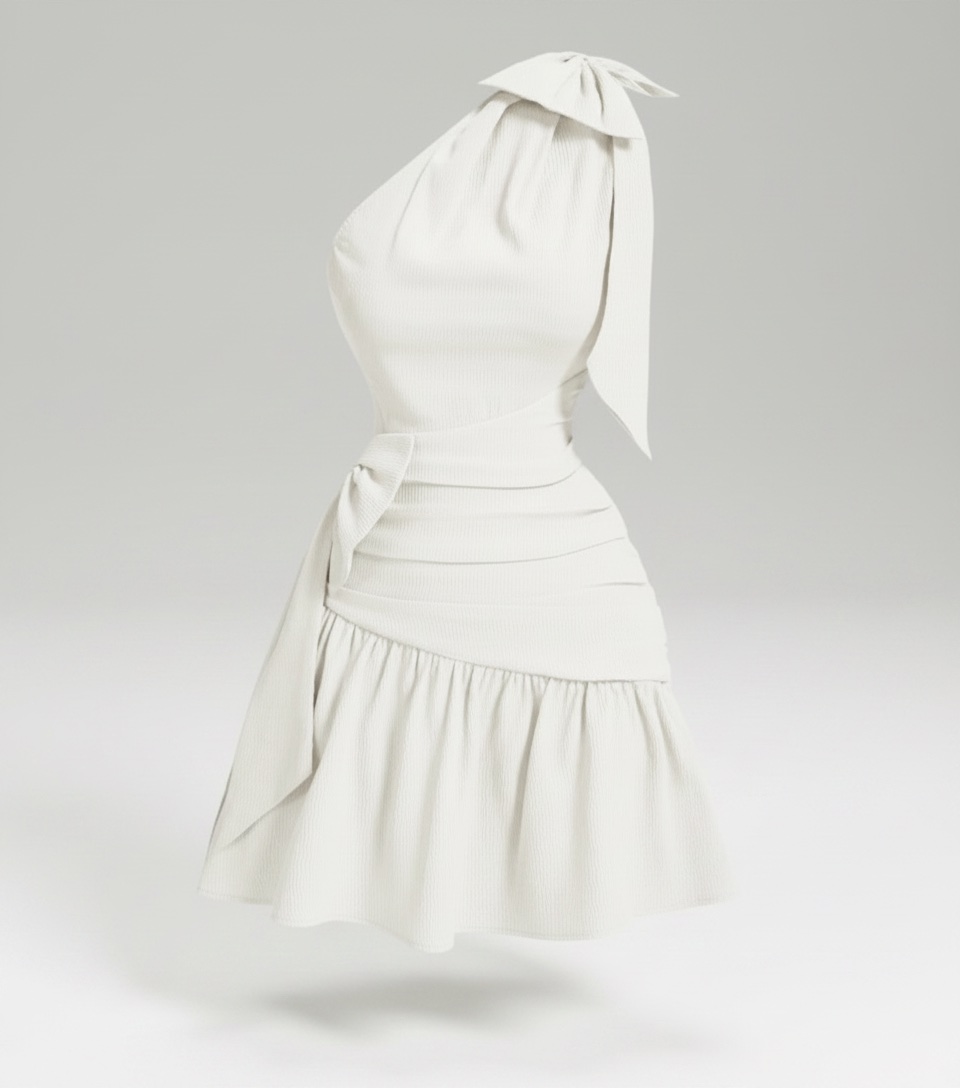 Robe blanc S/M
