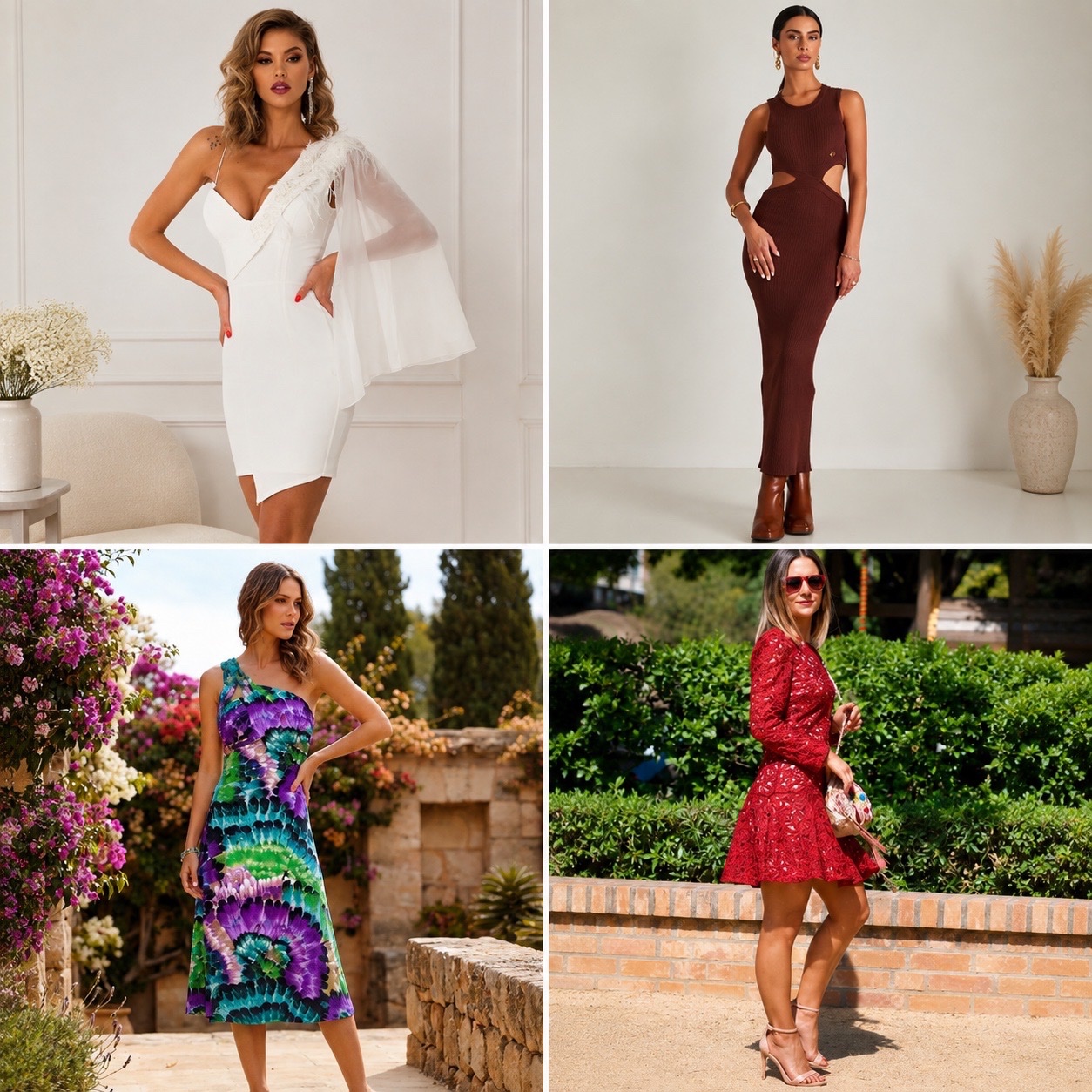 Lot 4 robe taille S