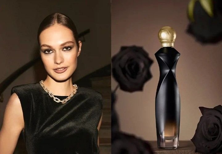 Parfum Divine Dark velvet avec boucles d'oreille 