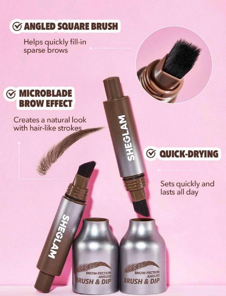 Pinceau et maquillage pour sourcils Sheglam 
