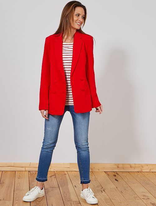 Veste stradivius rouge