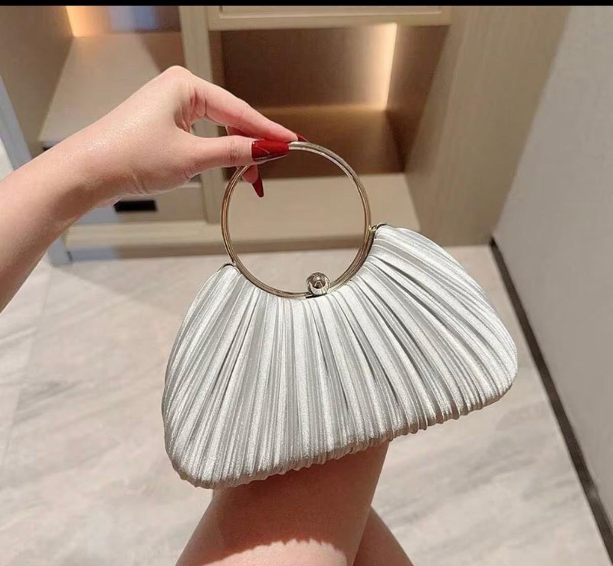 Sac soirée argent 