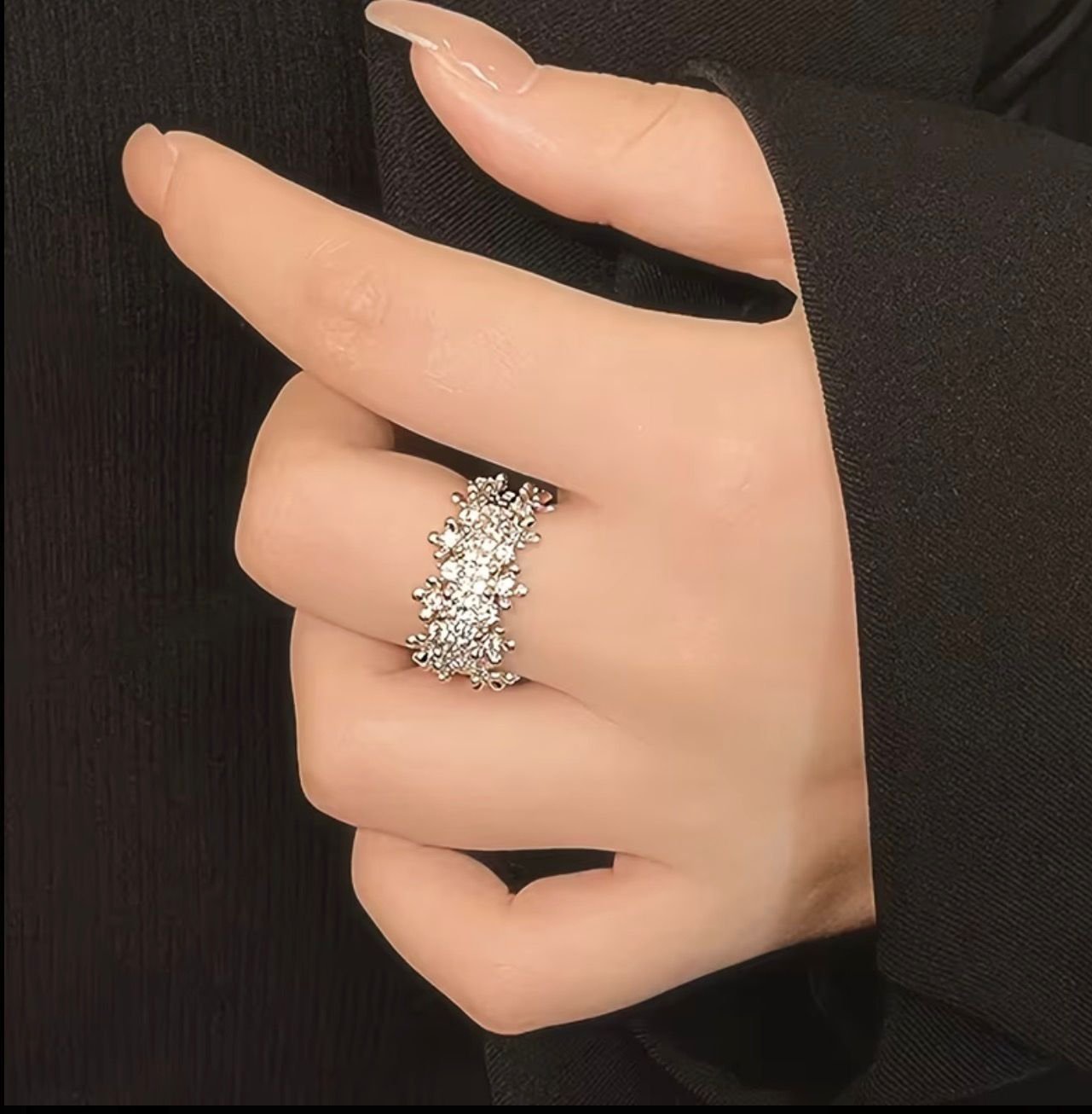  Bague Zircon cubique extensibles
