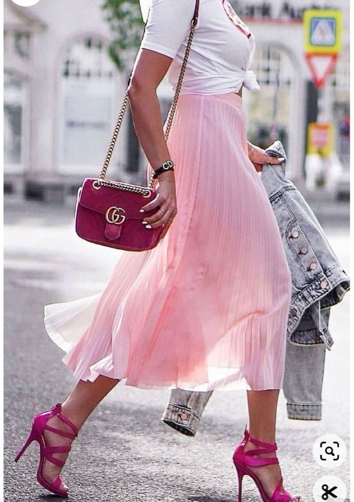 Jupe rose 