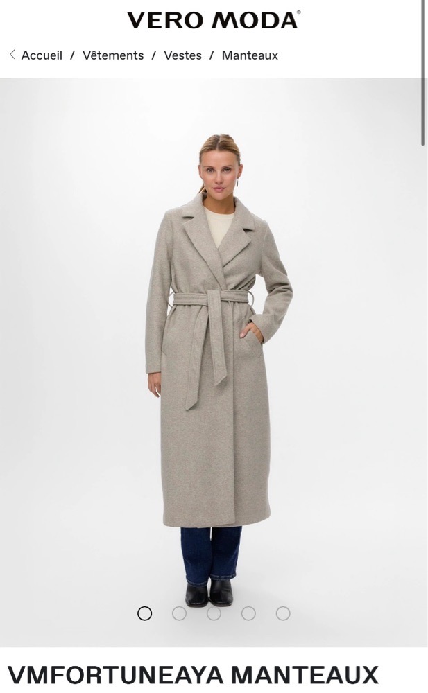 Manteau beige 