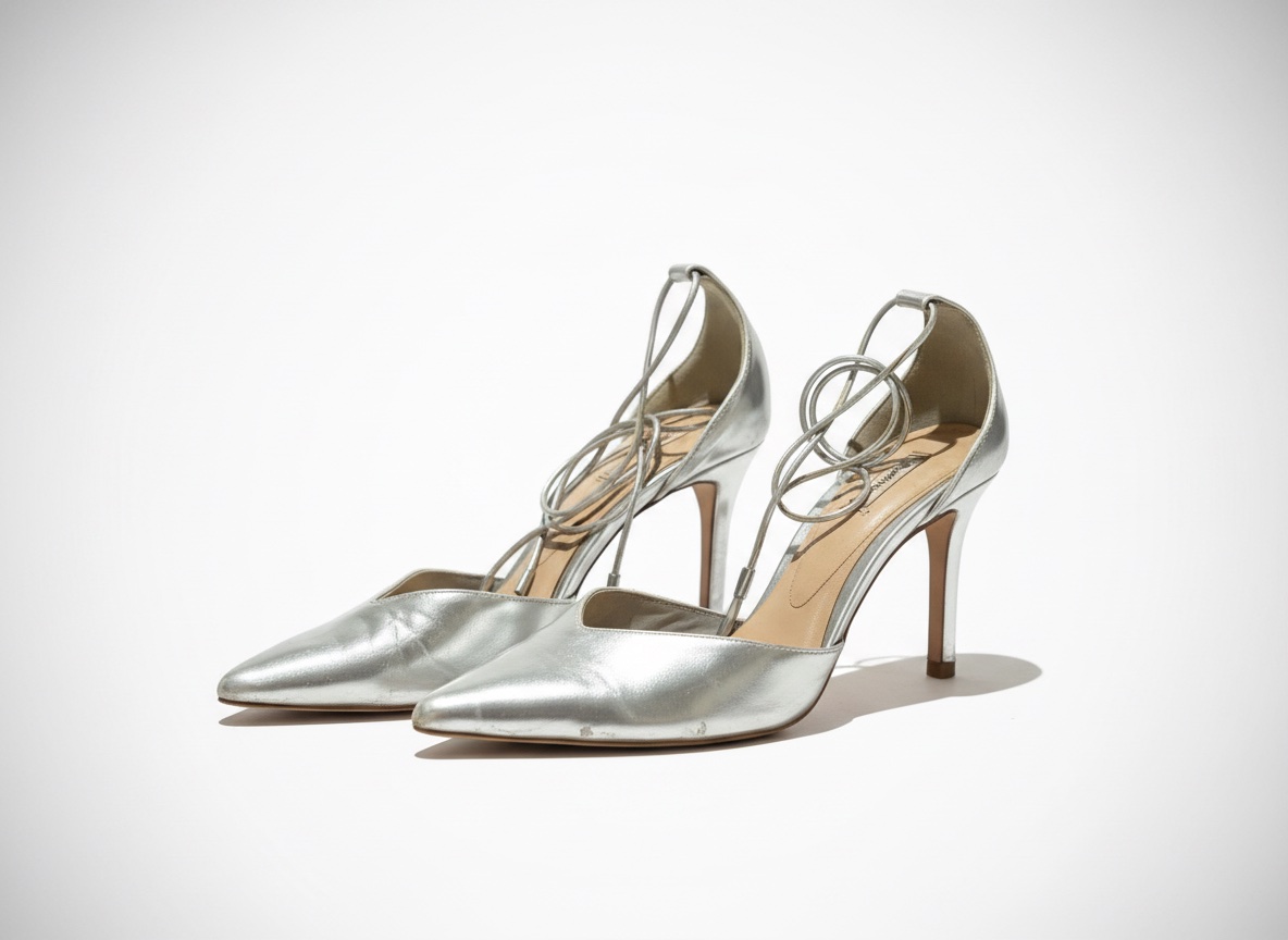 Escarpin argent STRADIVARIUS
