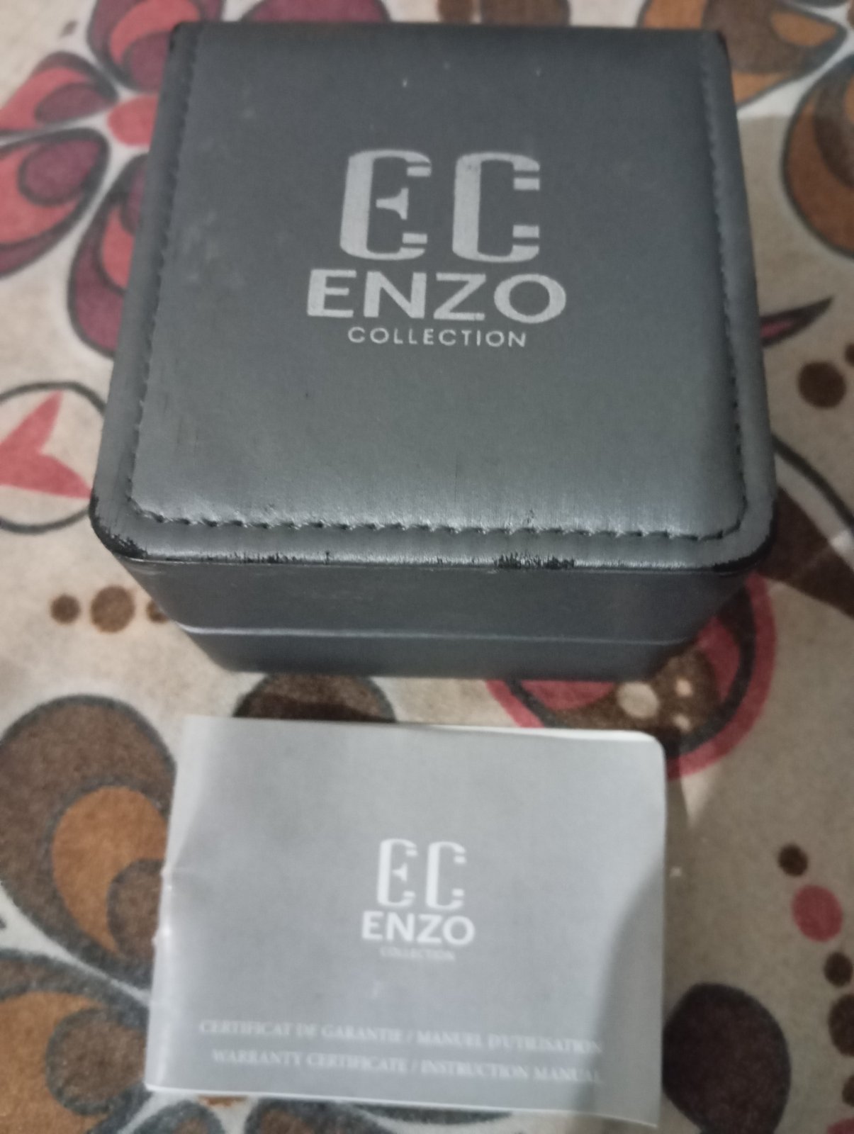​Montre ENZO Collection Originale - Verre Saphir & Acier Inox (Réf: EC52841B)