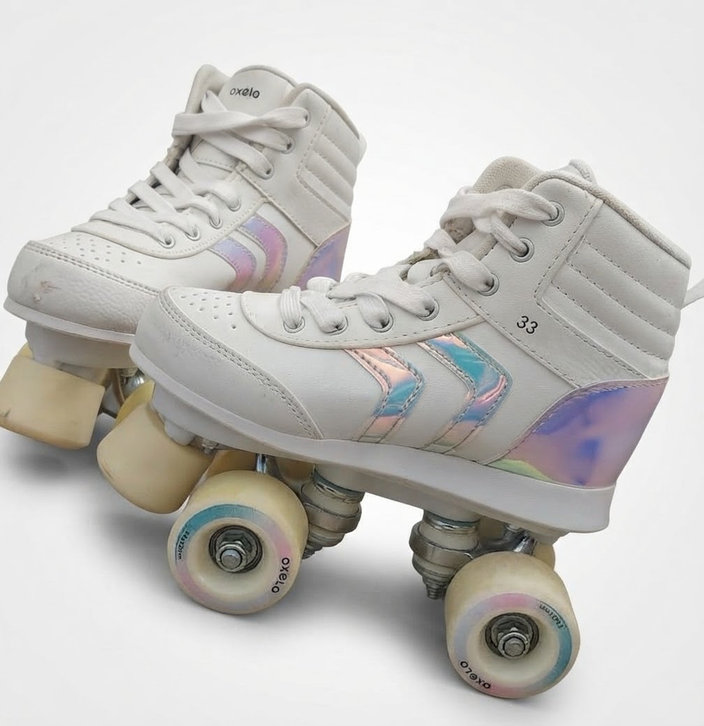 Patins à roulettes quad 100 lila