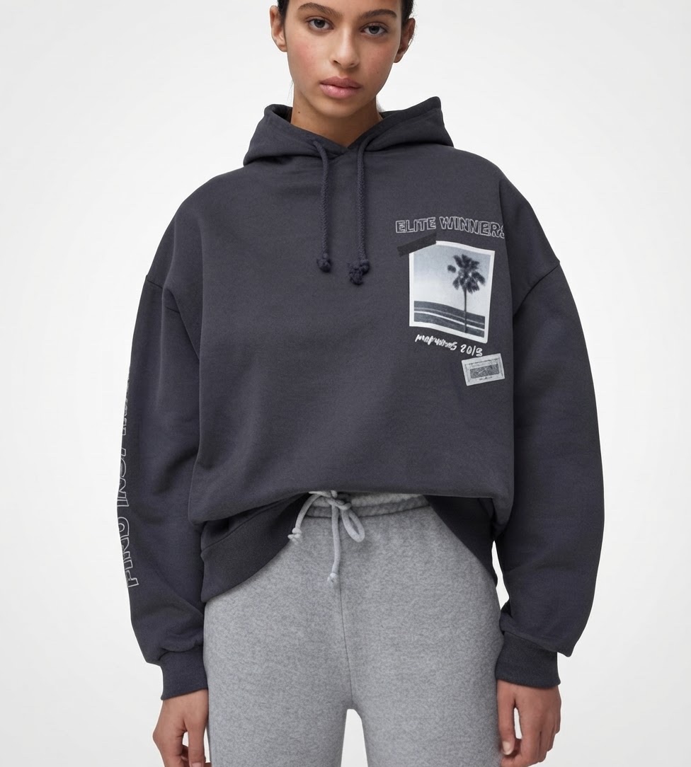Hoodie pull and bear