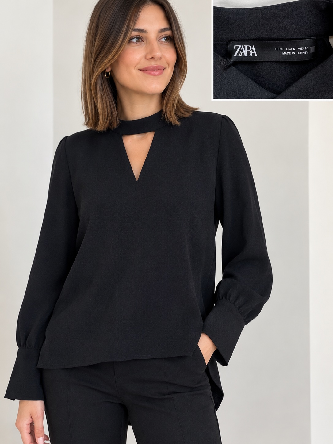 Chemise Zara noir