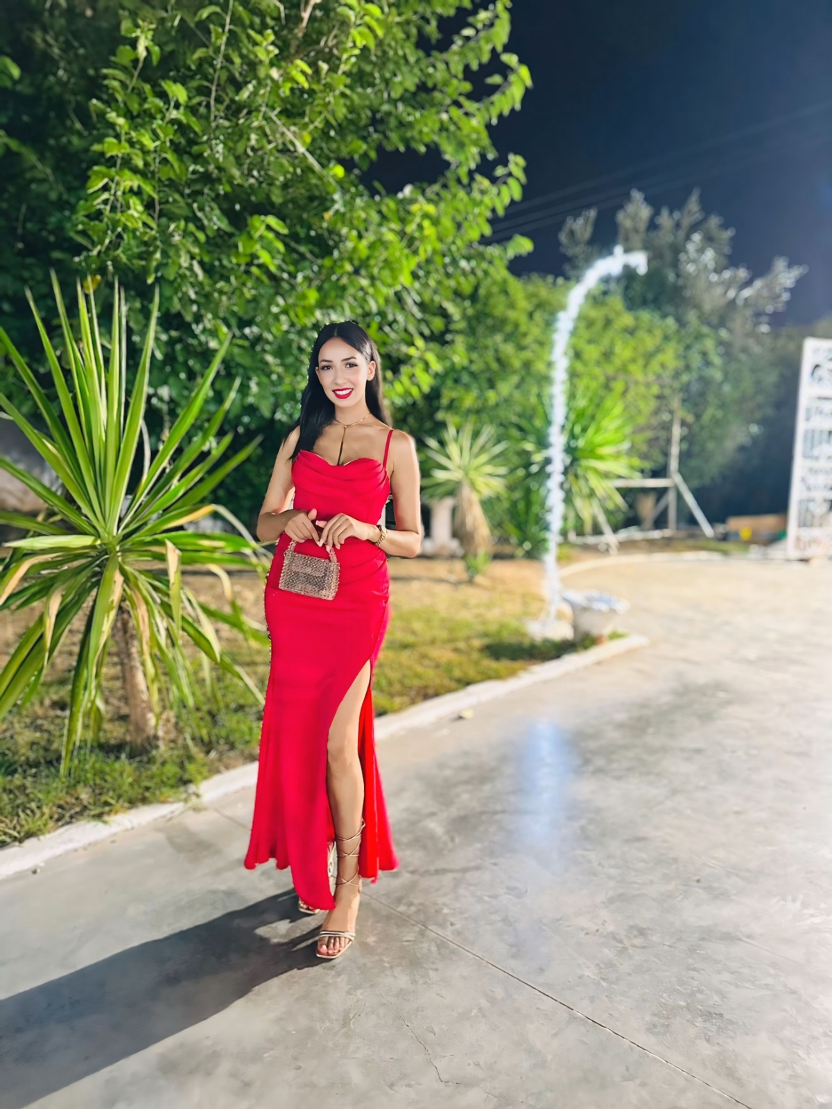 Robe  rouge 