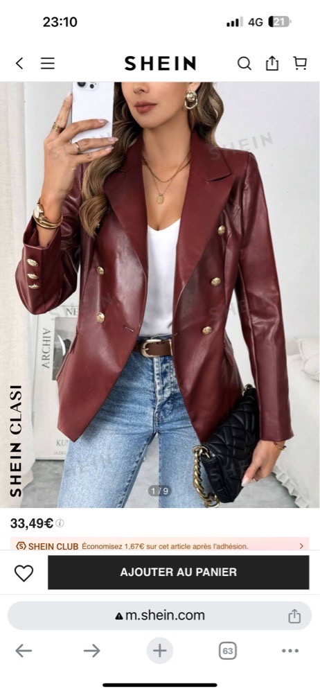 Blazer bordeaux