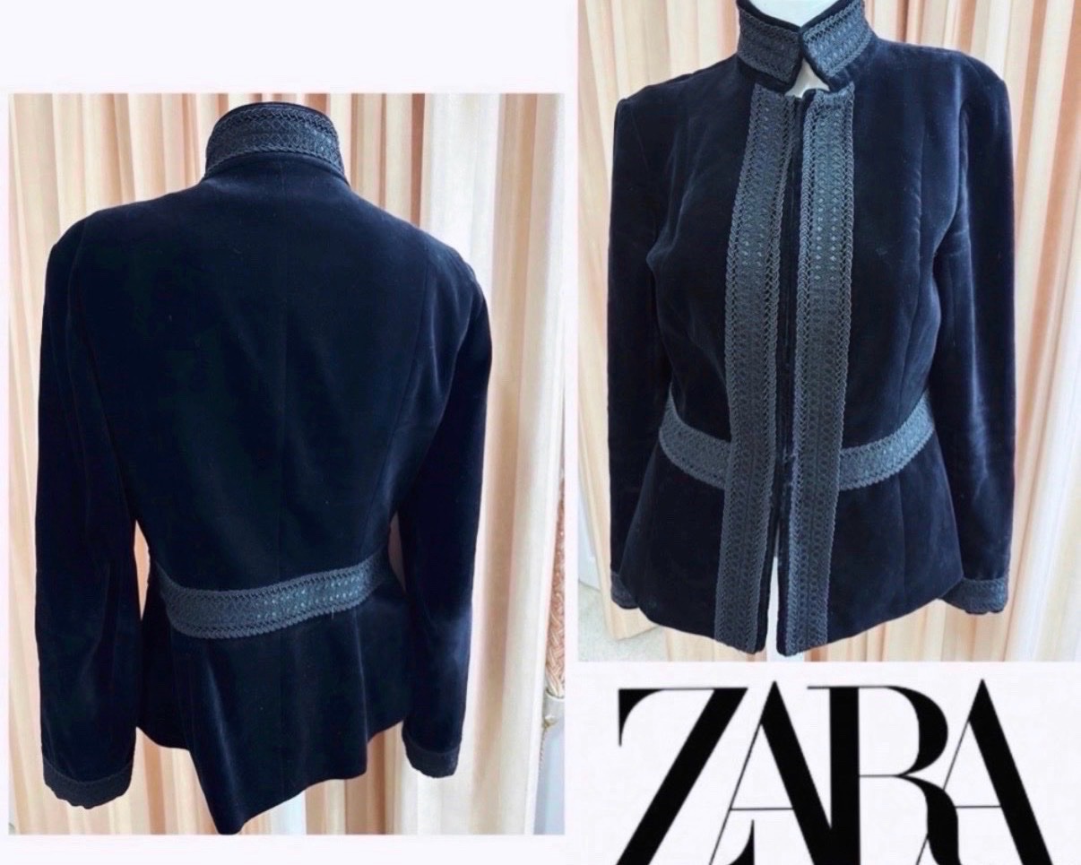 Veste zara en velour 