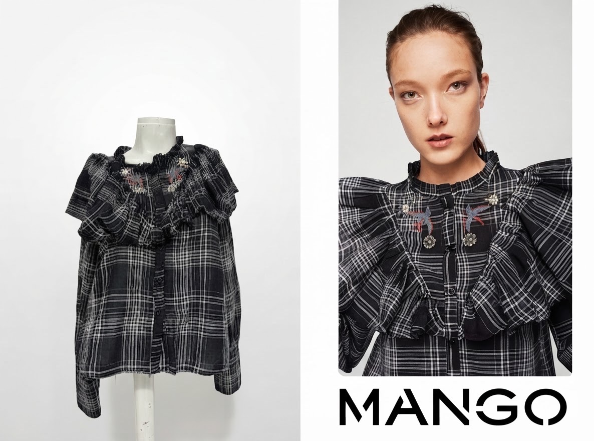 CHEMISE BRODÉE MANGO