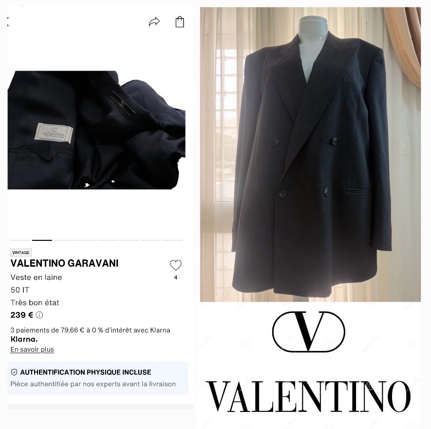 VESTE VALENTINO POUR HOMME