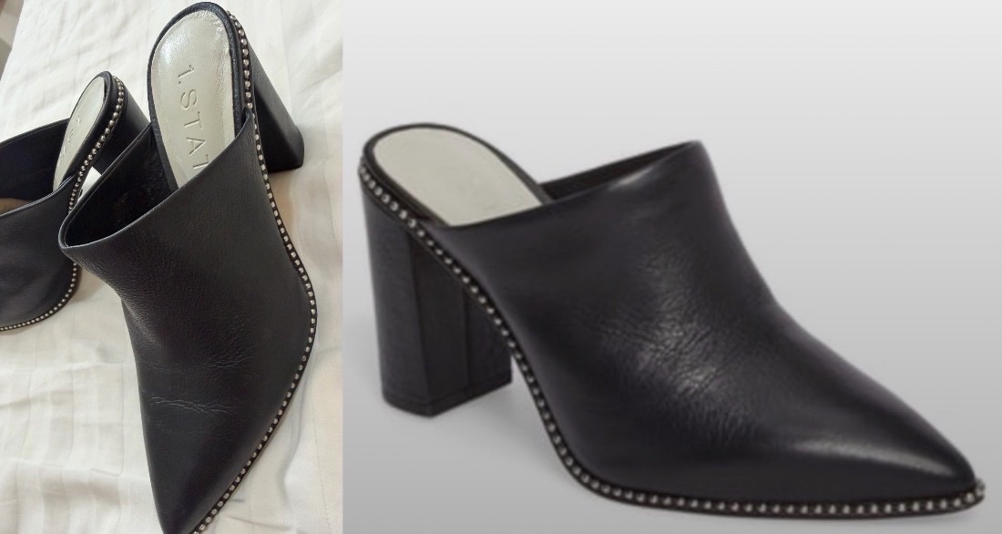MULES EN VERITABLE CUIR