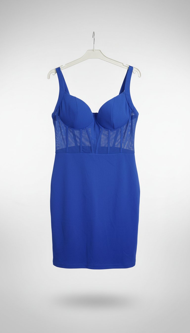 Robe bleue shein