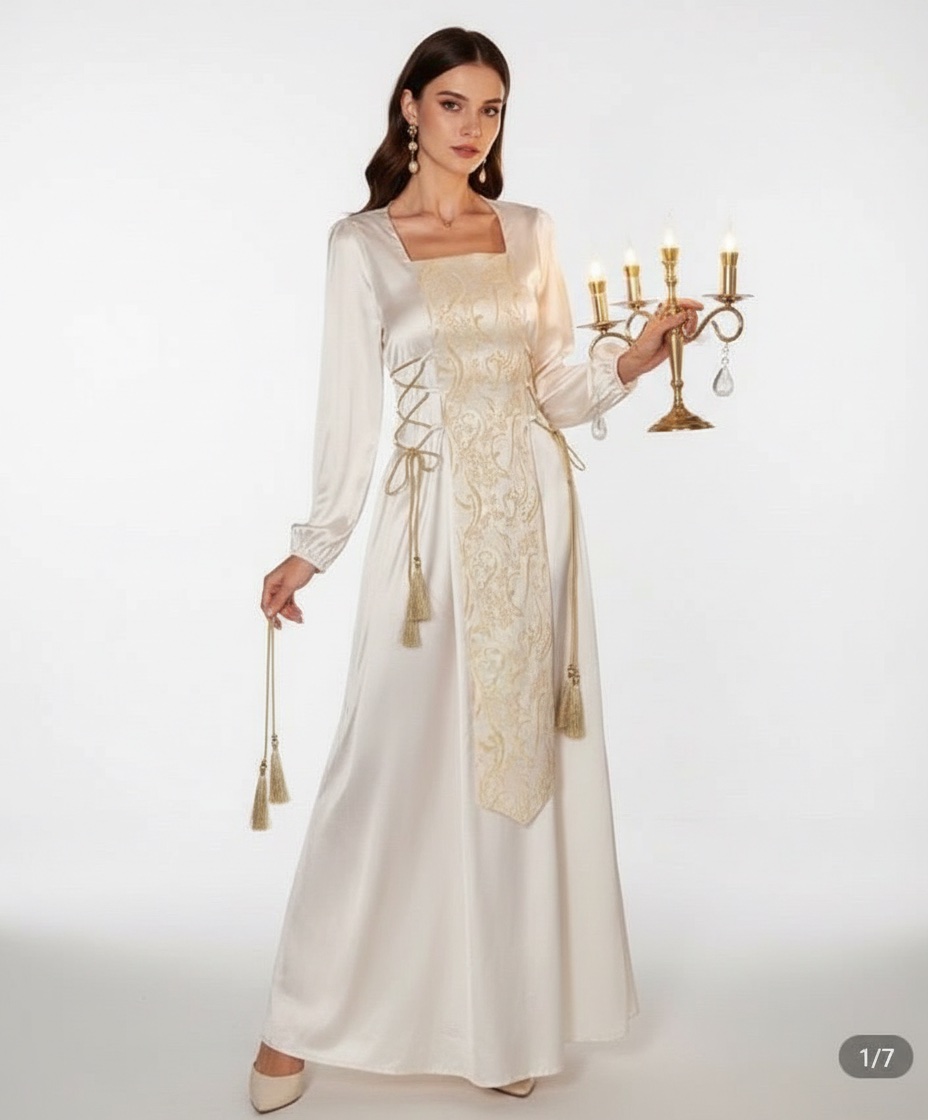 Robe effet satinée