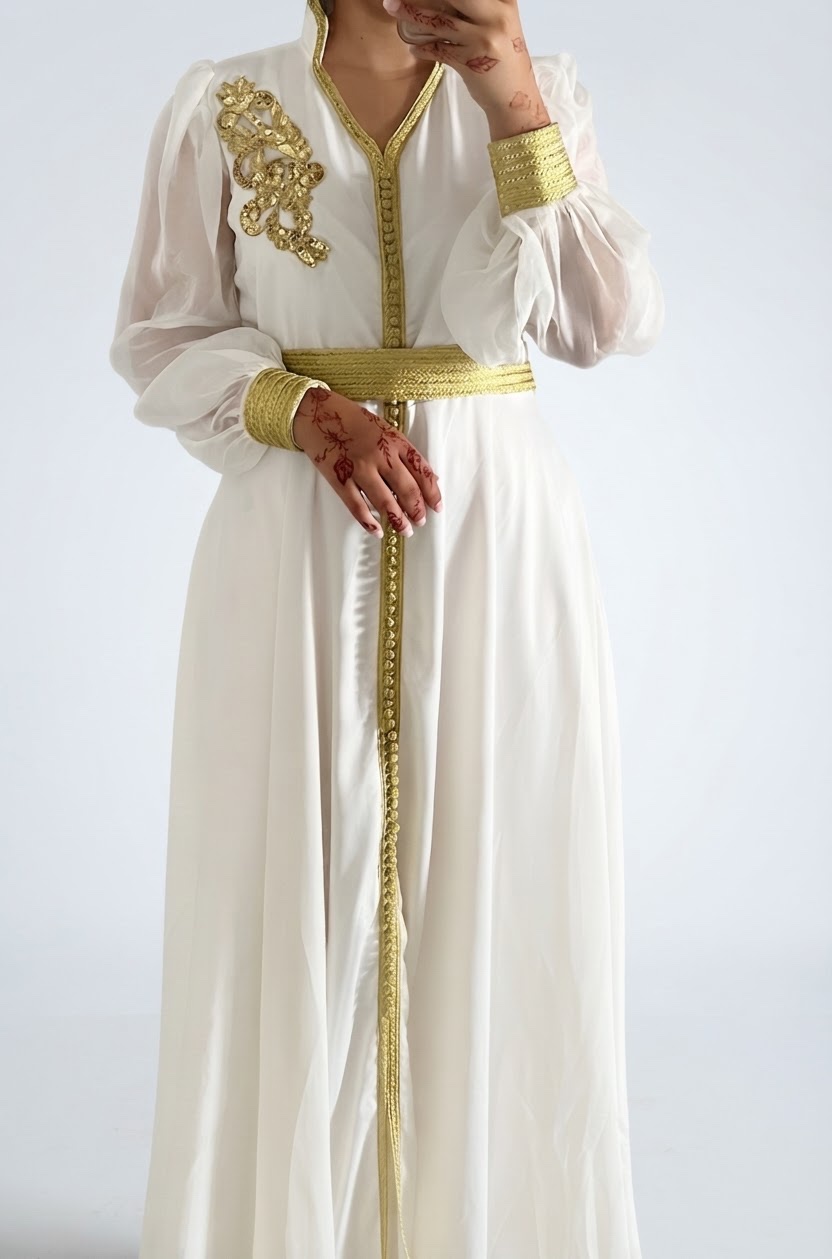 Caftan blanc