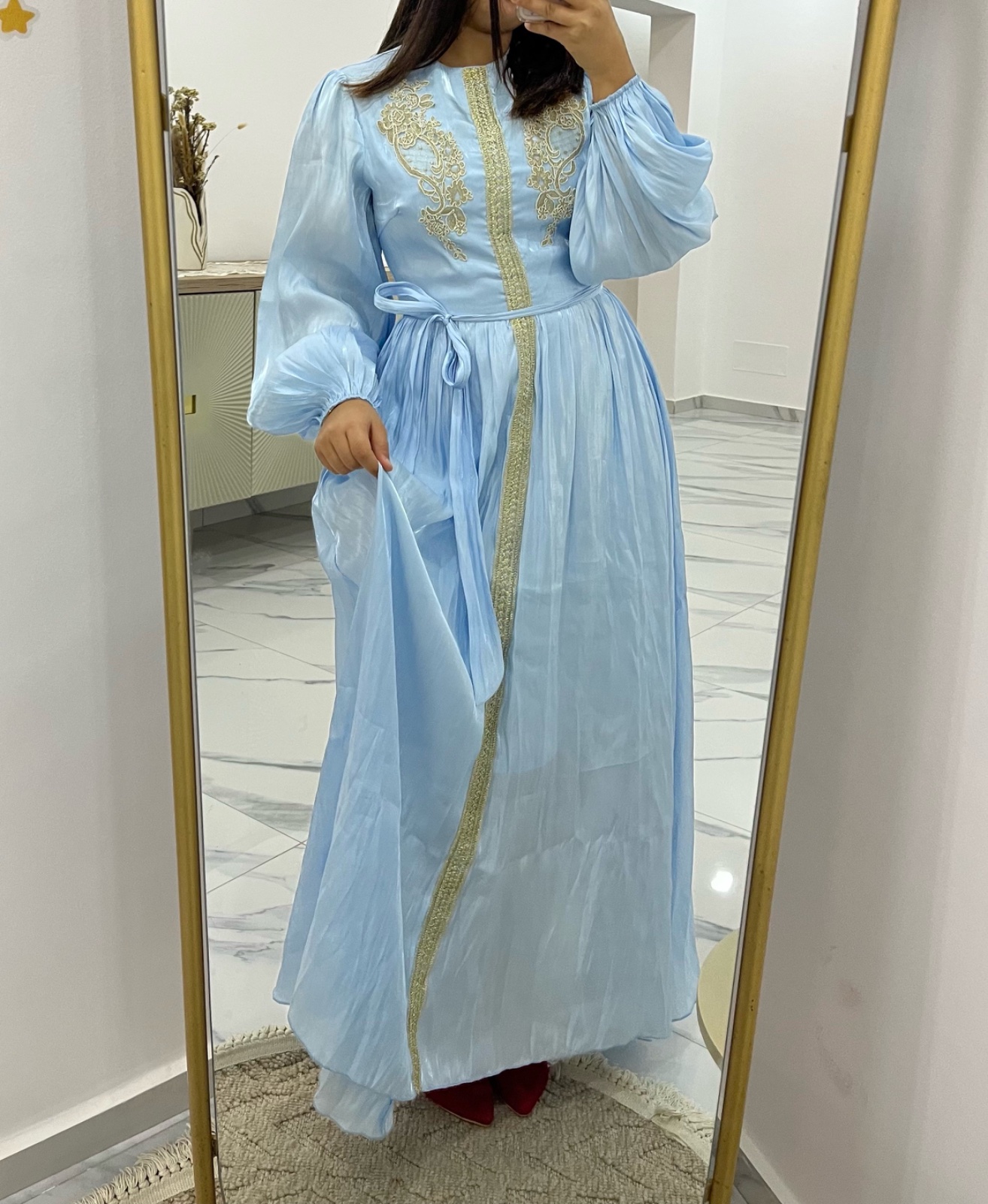 Robe Effet satinée