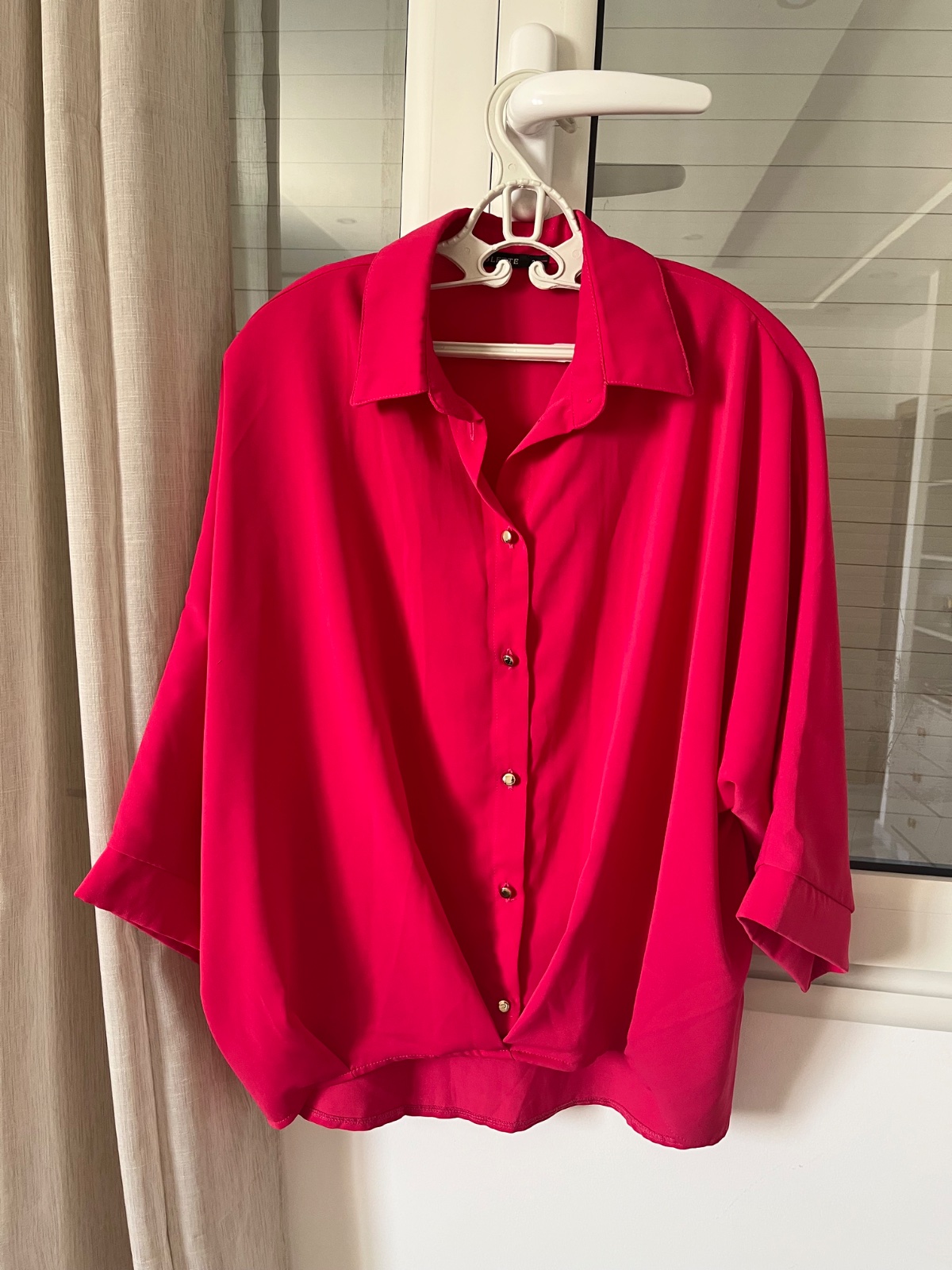 Chemise rose fushia