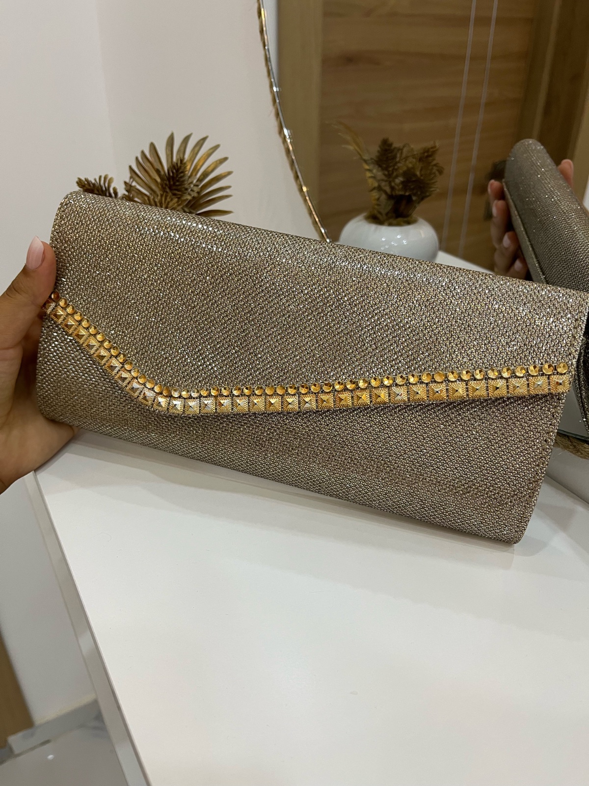 Pochette doré