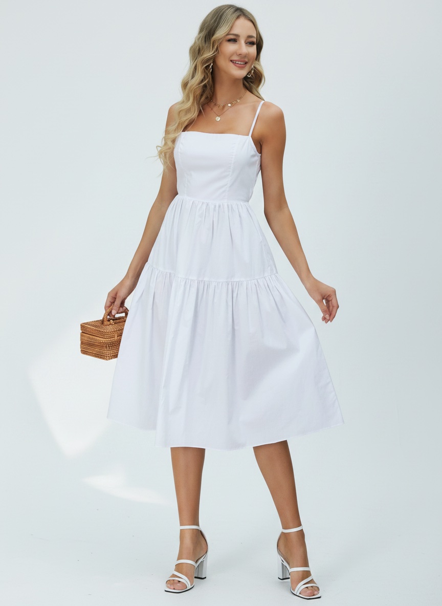 Une robe blanche