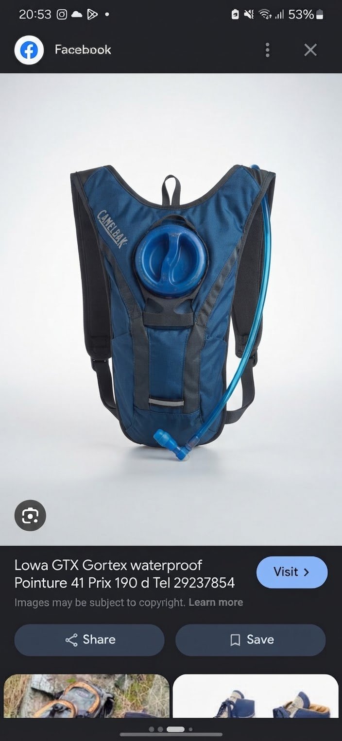 Hydration backpack