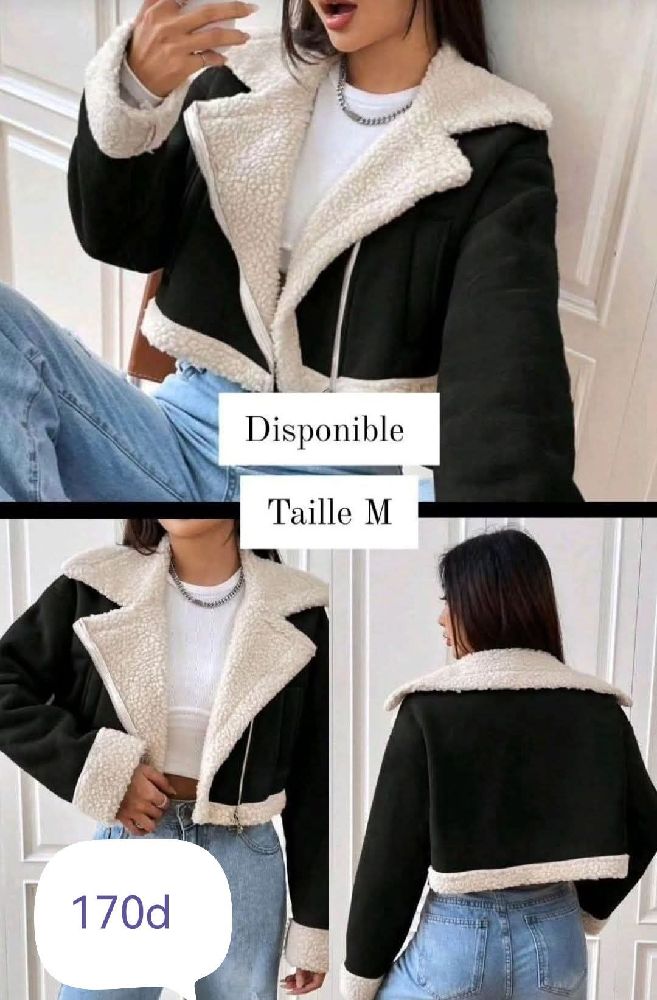 Veste aviateur en bouclette 🎁🎁 