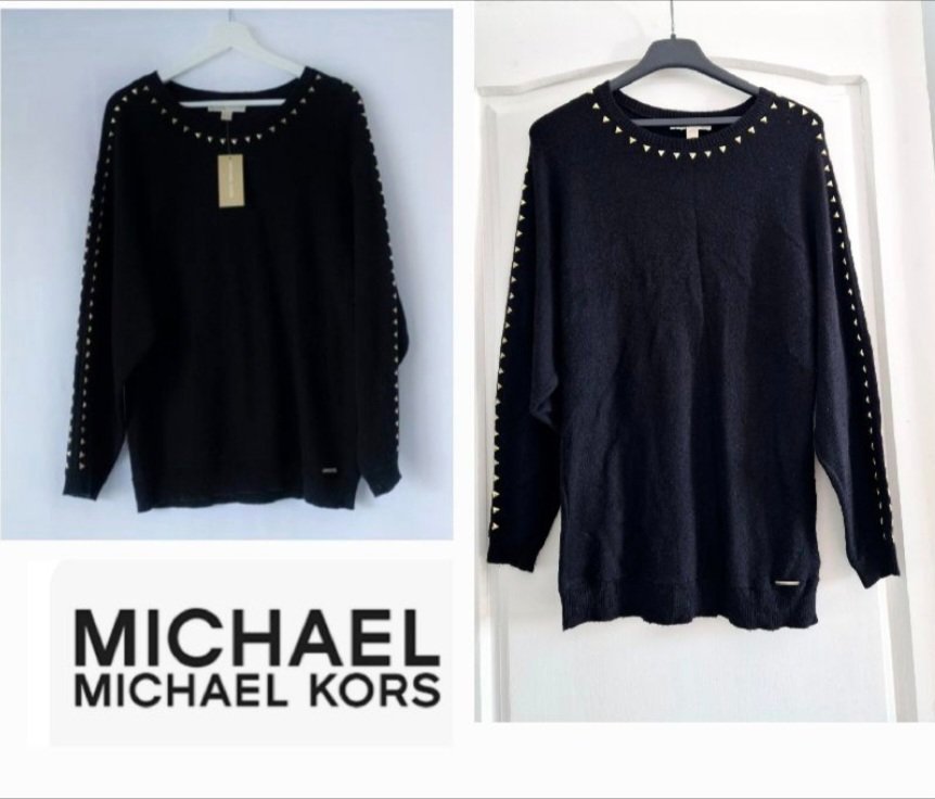 Sublime pull michael kors authentique orné de petit clous trés chic