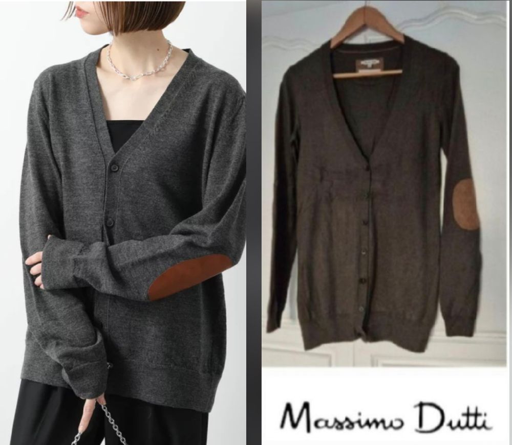 Magnifique cardigan massimo dutti en laine soie et cachemire comme neuf