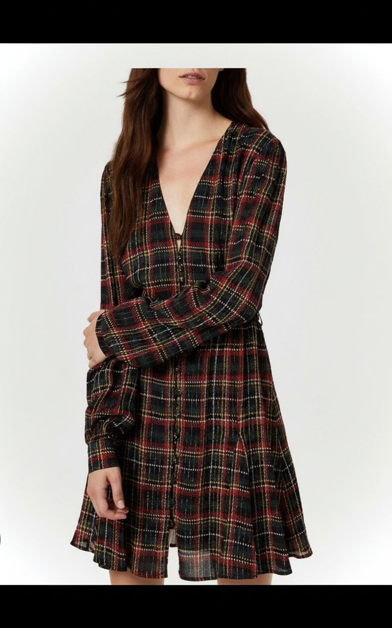 Sublime robe liu-jo à carreaux trés stylé 