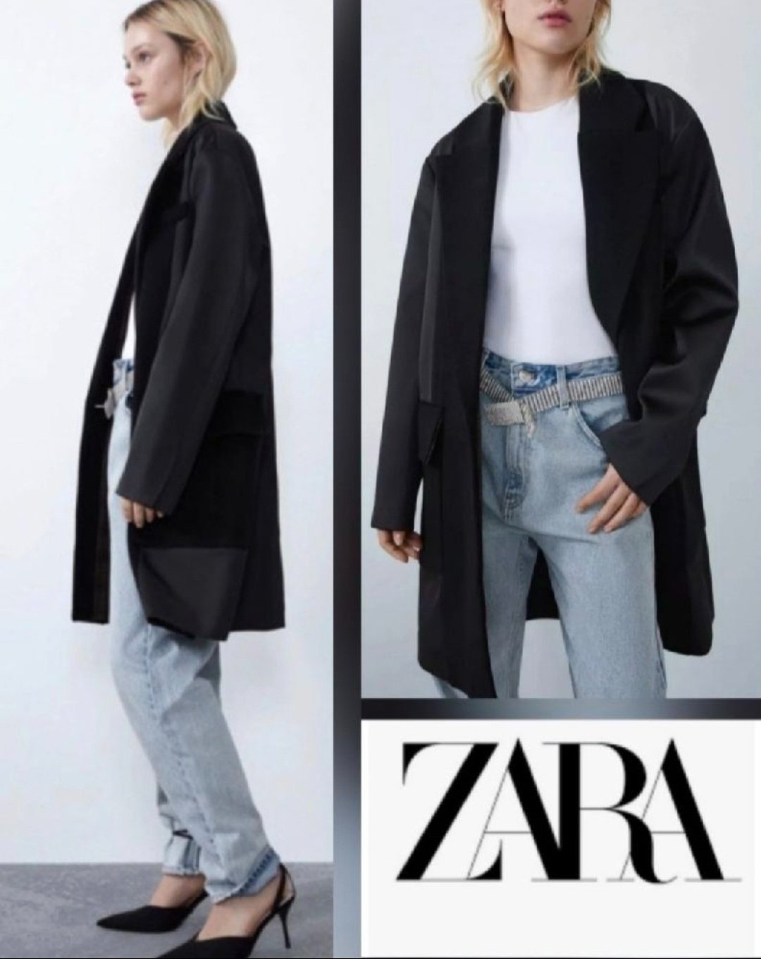 Sublime manteau zara oversize sport chic